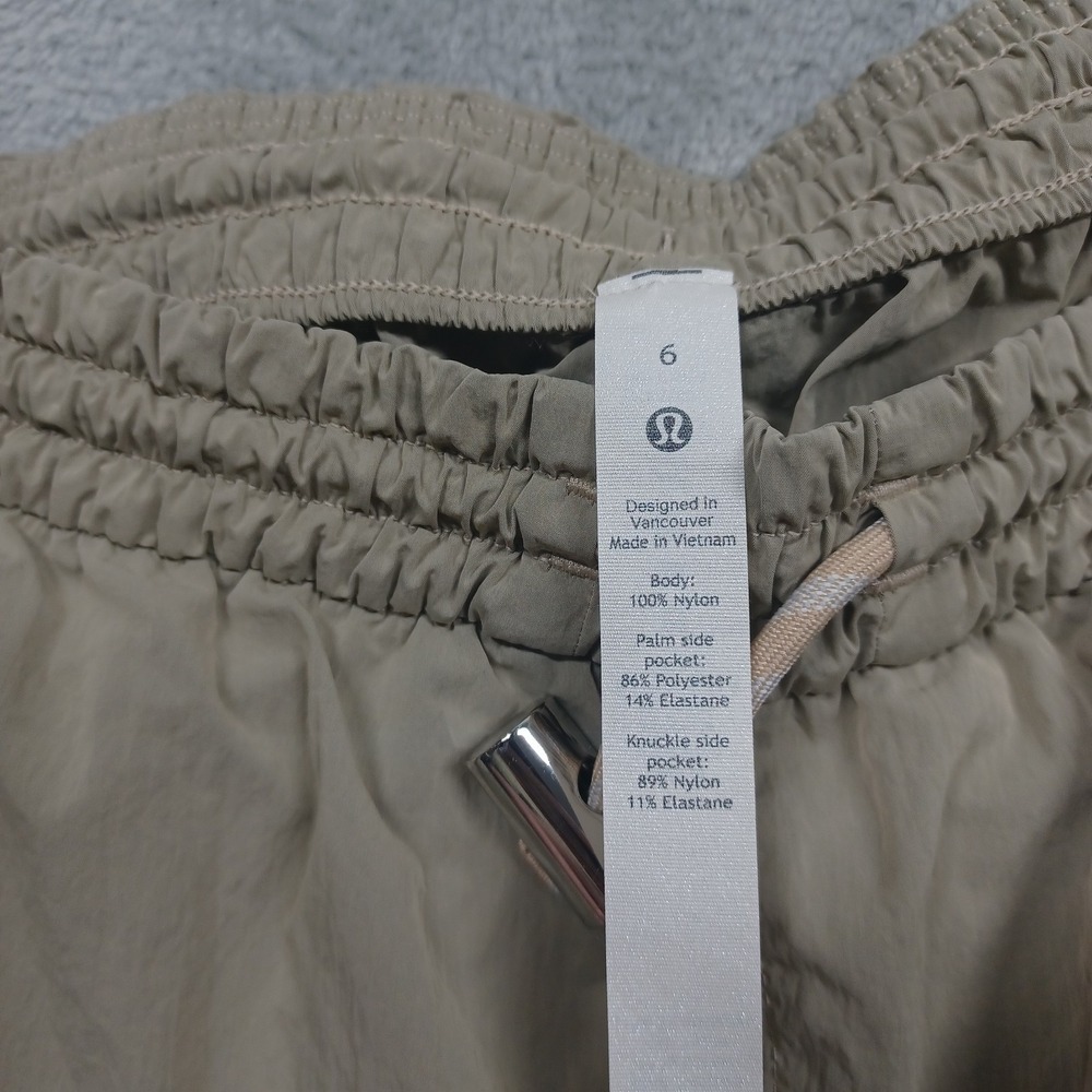 Lululemon Joggers Womens 6 Brown Evergreen Lightweight Activewear Casual - Picture 3 of 9
